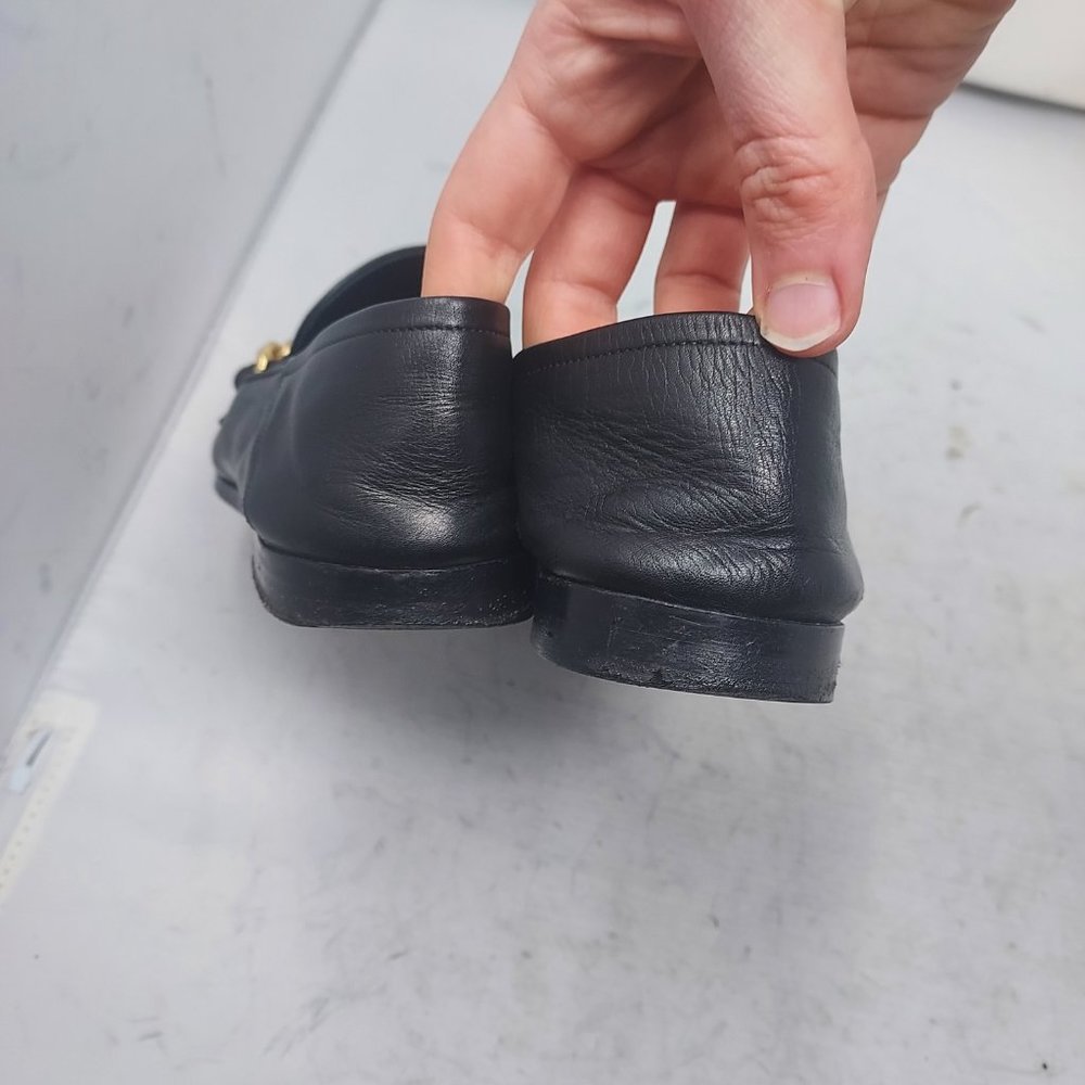 Louis Vuitton Black Gold Chain Loafer - Picture 11 of 12